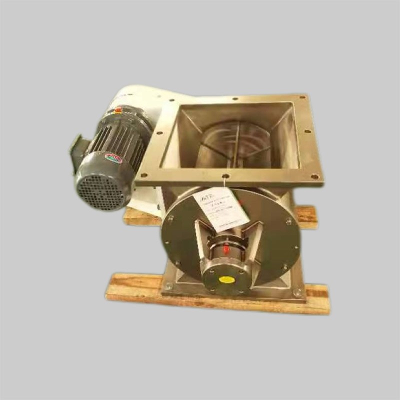 Stainless Steel Square Flange Rotary Valve Application Scene