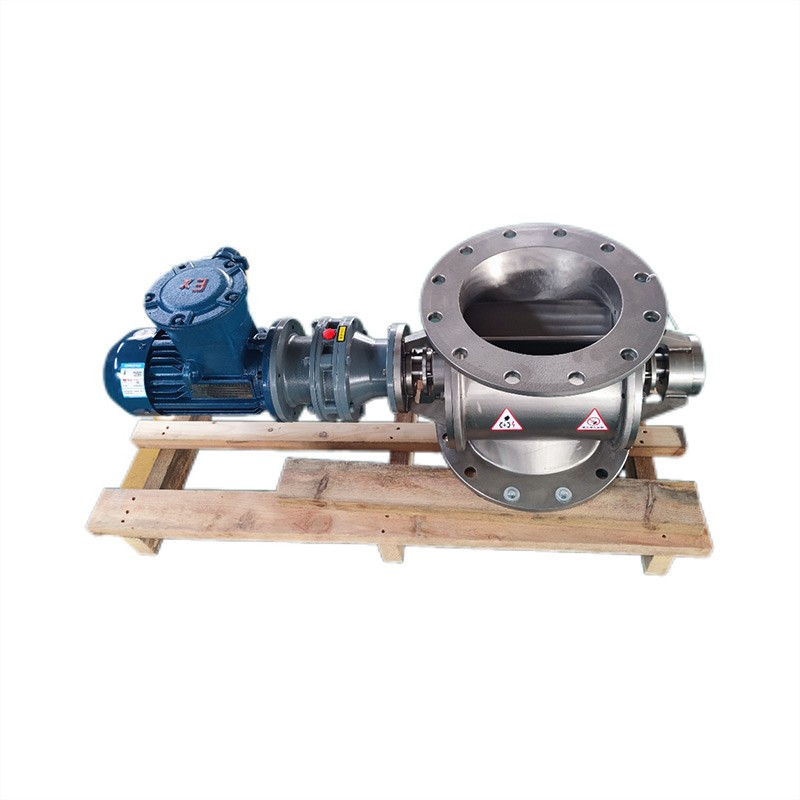 Stainless Steel Circular Flange Rotary Valve Application Scene