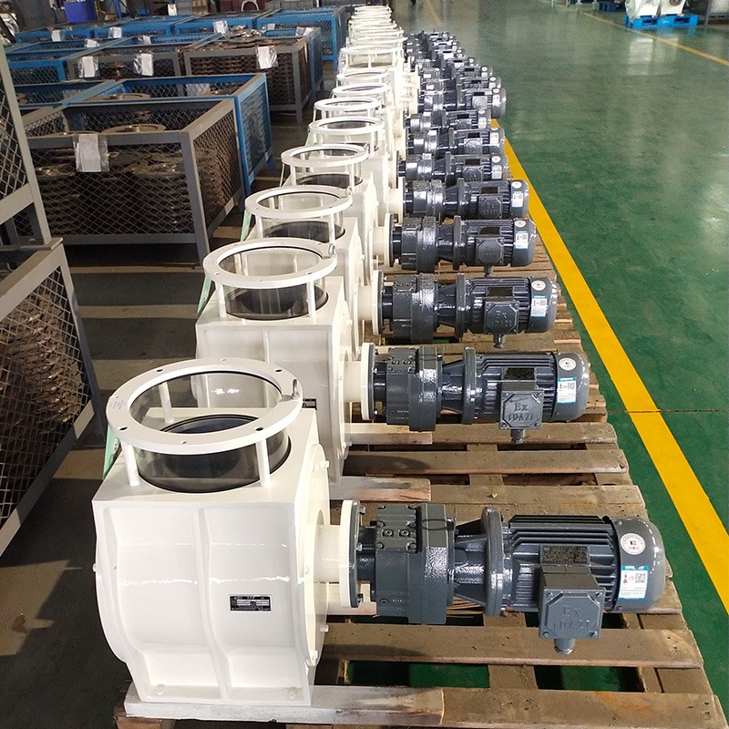 Cast Iron Rotary Airlock Feeder Application Scene