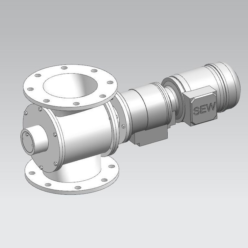 Cast Iron Circular Flange Rotary Valve Application Scene