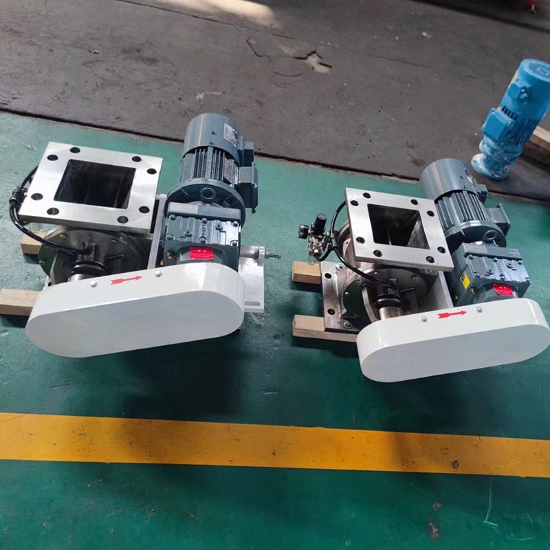 Stainless Steel Square Flange Rotary Valve Application Scene
