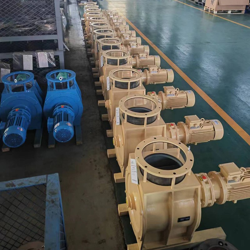 Cast Iron Rotary Airlock Feeder Application Scene