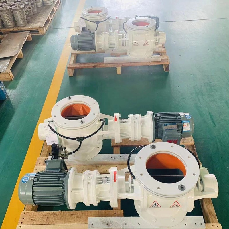 Cast Iron Circular Flange Rotary Valve Application Scene