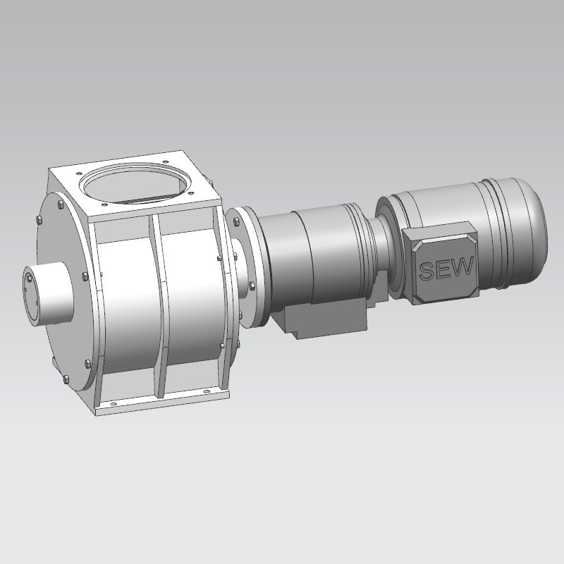 Cast Iron Rotary Airlock Feeder Application Scene